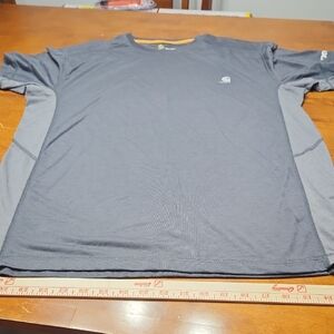 Carhartt Men's Charcoal and Light Gray Short Sleeve Tee